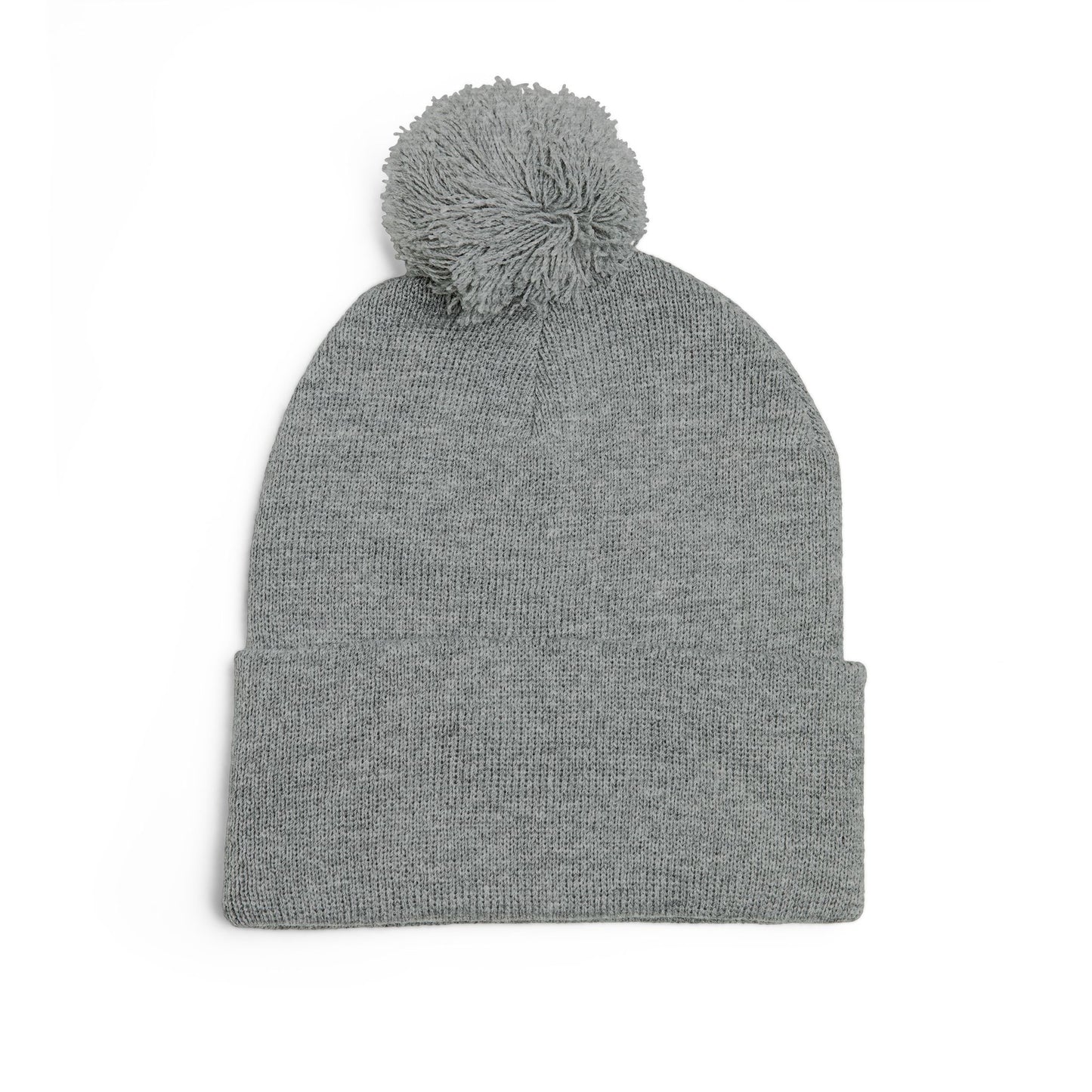 GONSAIive Signature Pom-Pom Knit Cap (Gold Embroidery)