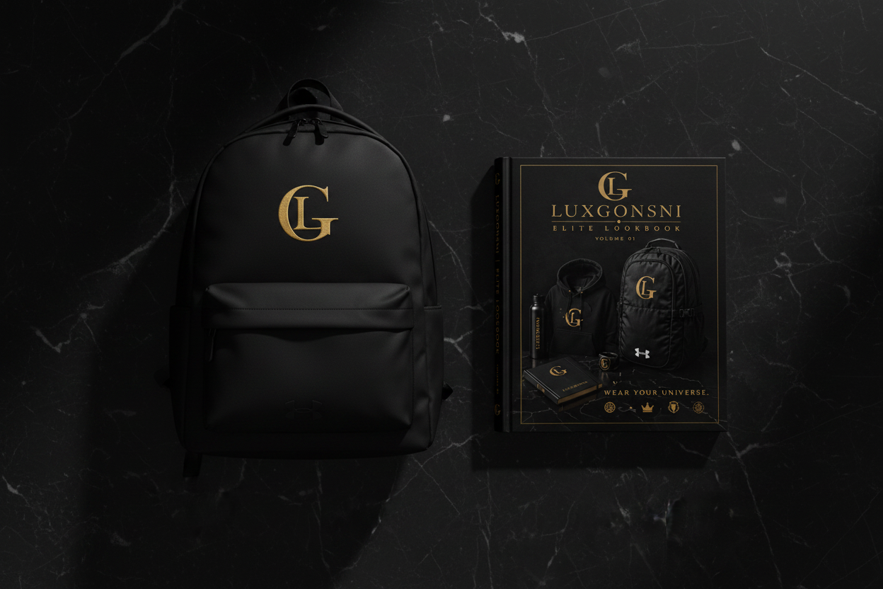 LUXGONSNI Elite Bundle — Lookbook + Backpack
