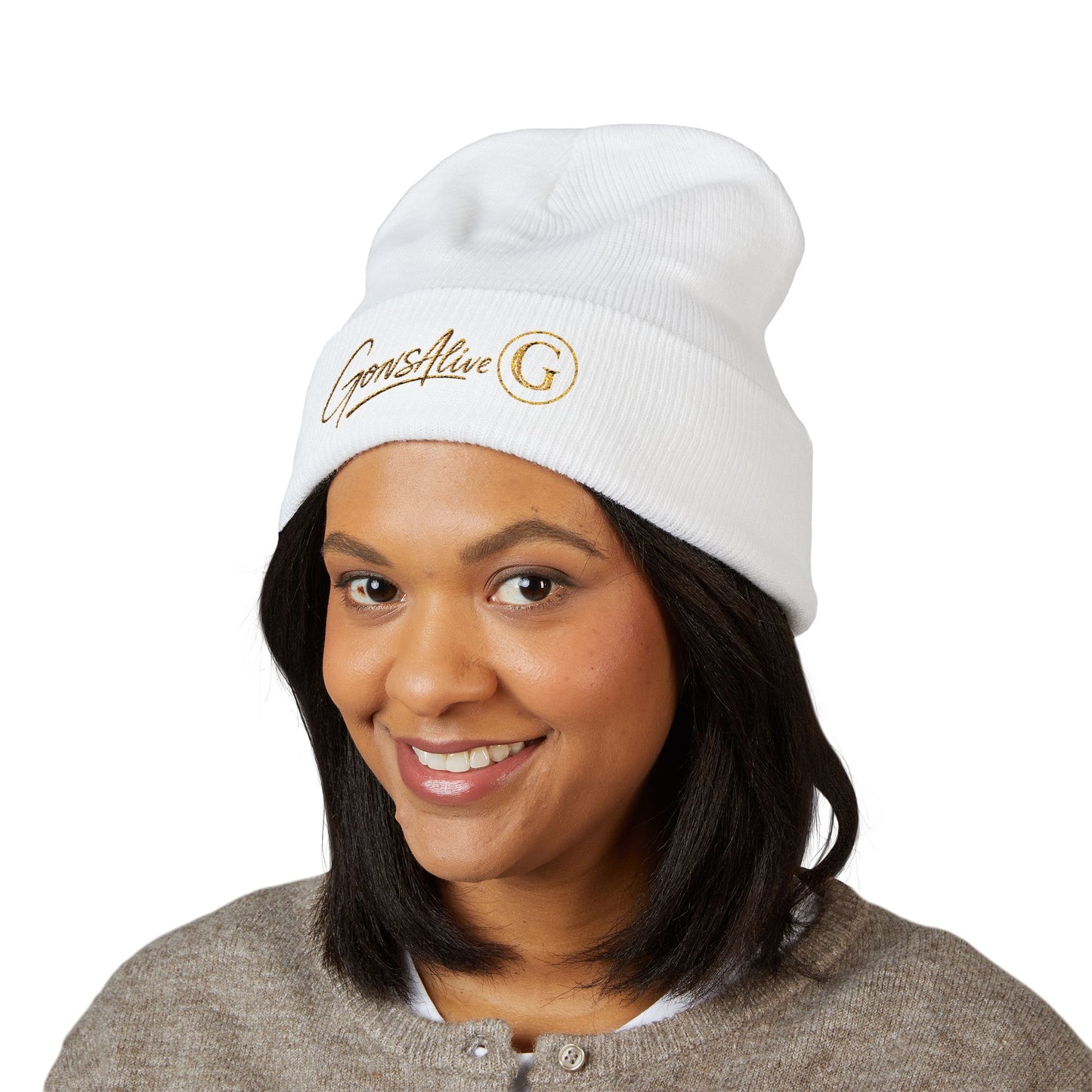 GONSAlive Signature Beanie – Broderie Or Premium (Unisex | Winter Edition)