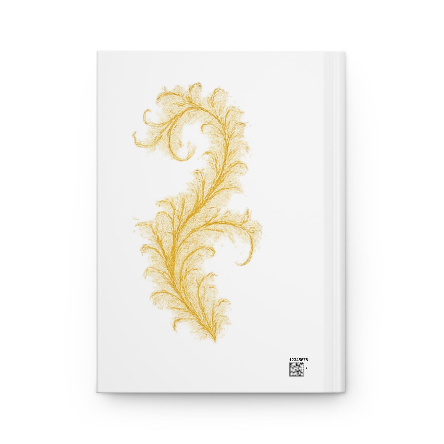 GONSAlive Signature Hardcover Journal • Blue–Gold Fractal Edition • Luxury Matte Notebook (150 Pages)