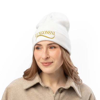 LUXGONSNI™ Signature Gold Beanie