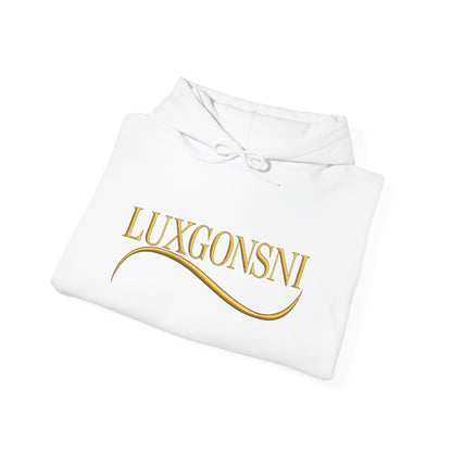 LUXGONSNI Signature Hoodie – Premium Heavy Blend Unisex Streetwear