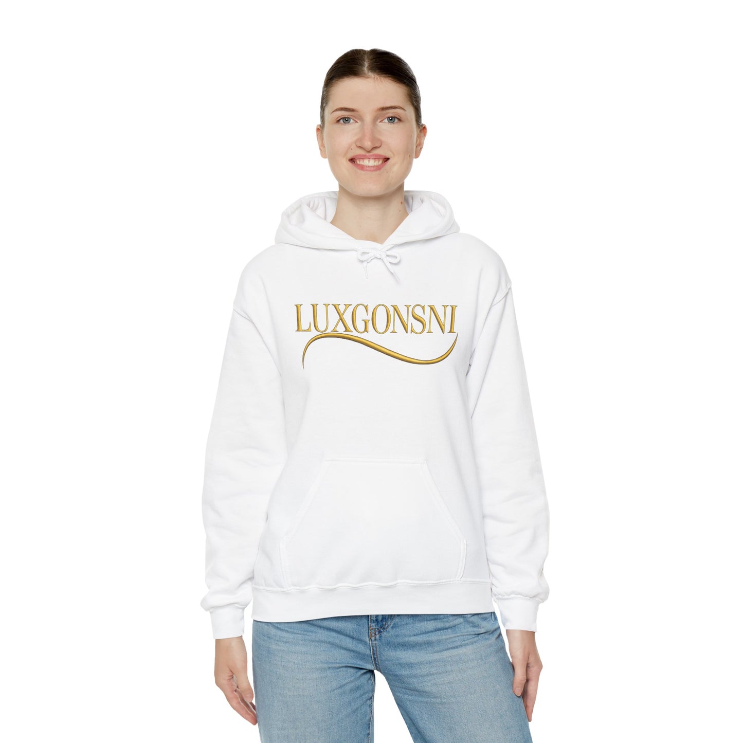LUXGONSNI Signature Hoodie – Premium Heavy Blend Unisex Streetwear