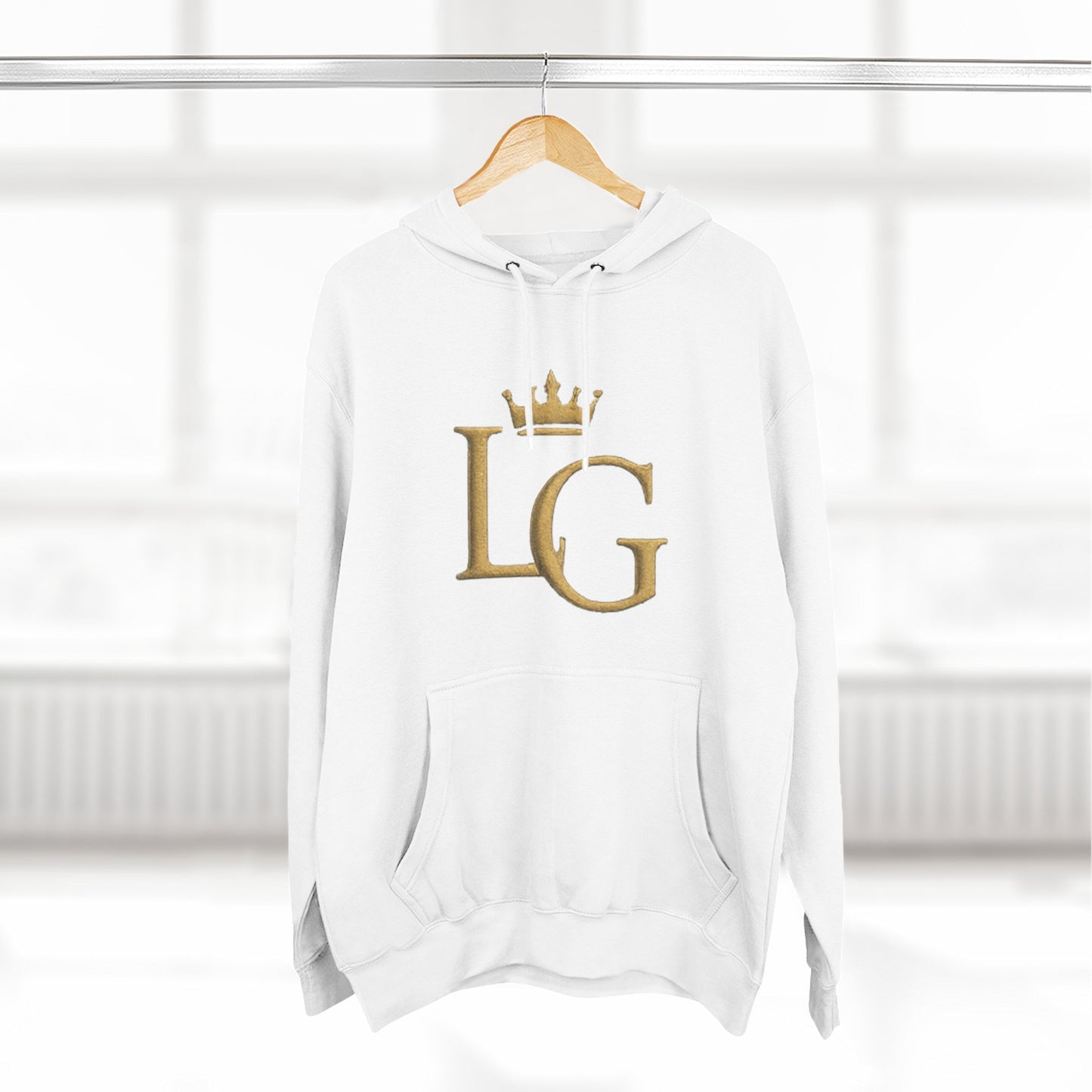 LUXGONSNI Hoodie - Built Different Luxury Streetwear Sweatshirt, Premium Minimalist Black & Gold Pullover
