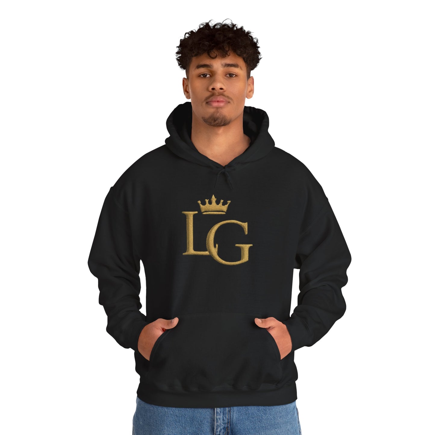 Crown Elite Black Gold Hoodie — LUXGONSNI