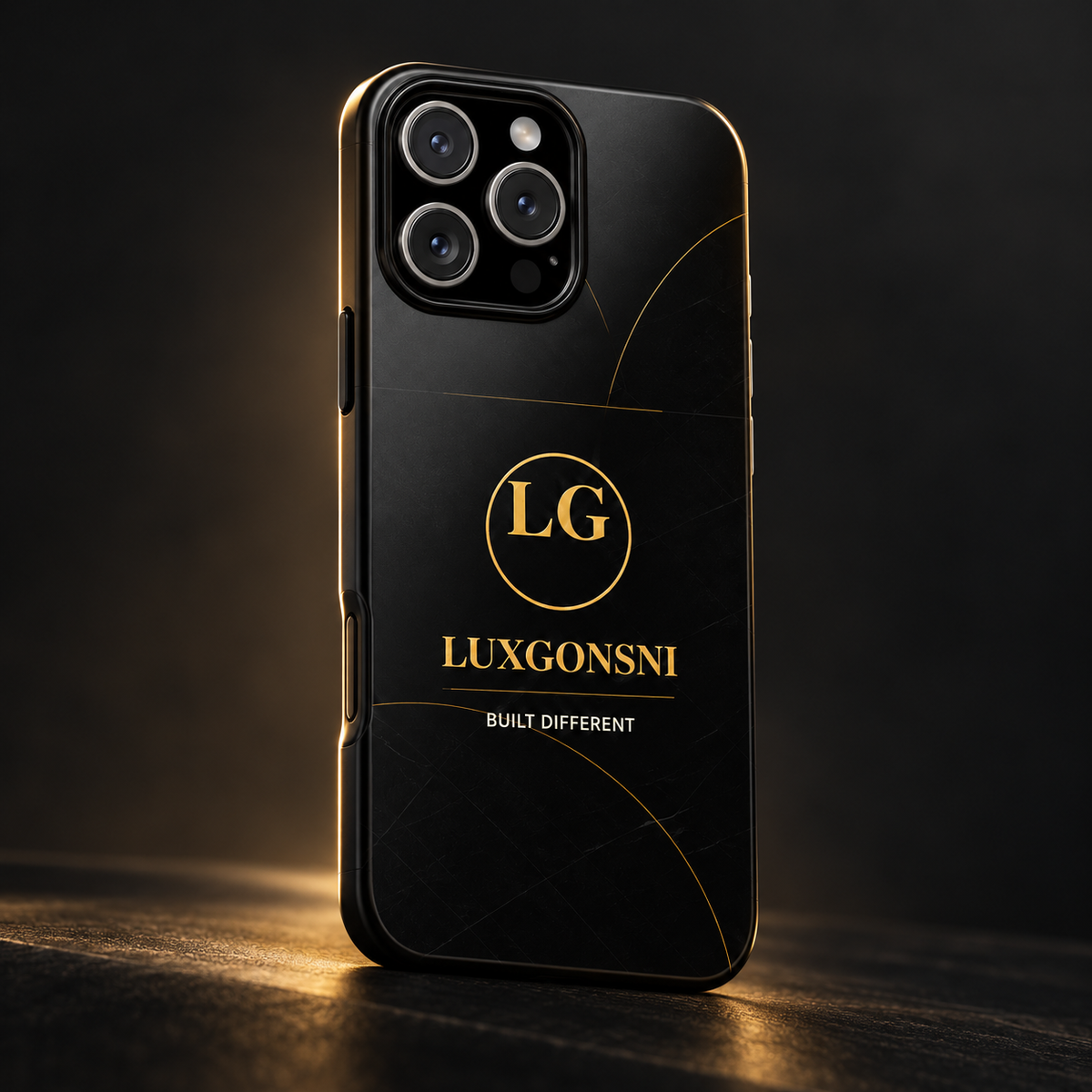 LUXGONSNI Card Holder Case for iPhone 16 Pro Max