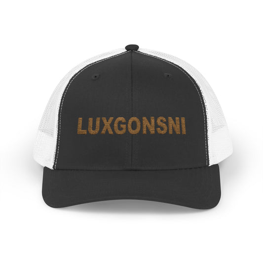 LUXGONSNI Signature — Embroidered Trucker Cap