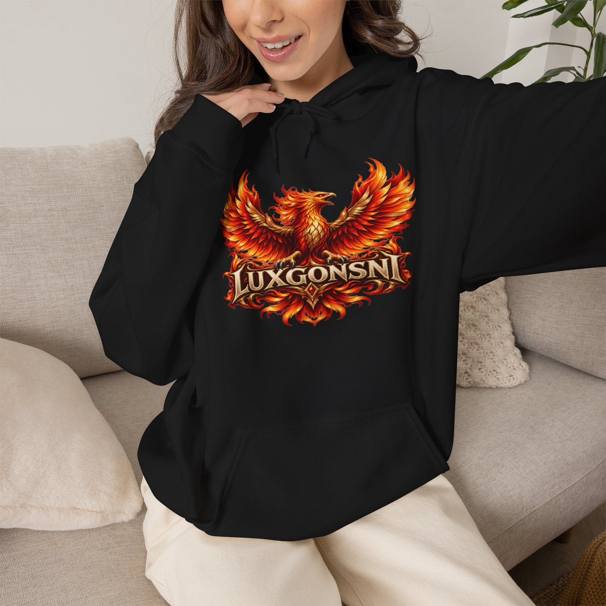 Phoenix Graphic Unisex Heavy Blend™ Hoodie | LUXGONSNI
