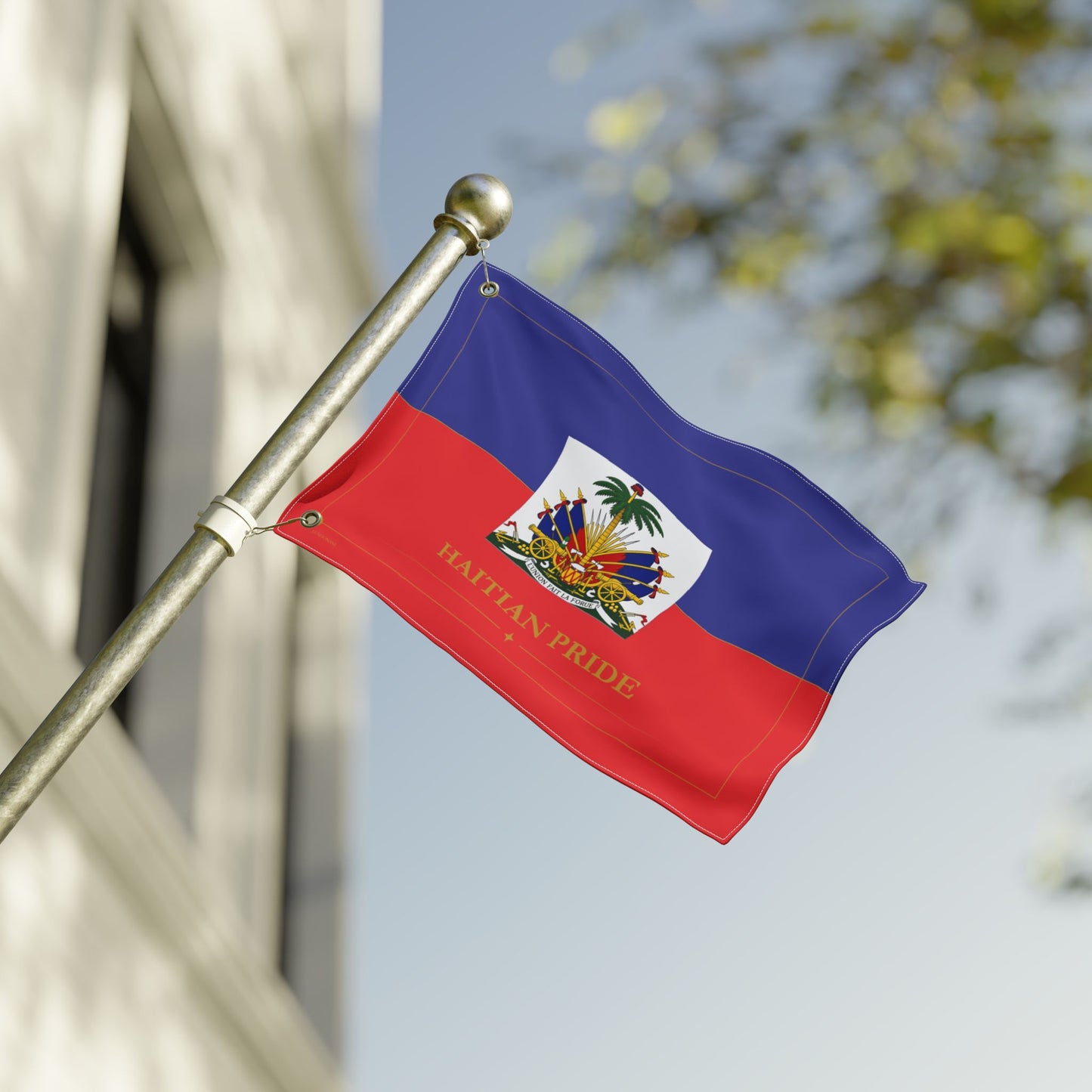 🇭🇹 Haitian Pride Flag | Double-Sided Premium Banner — Indoor & Outdoor