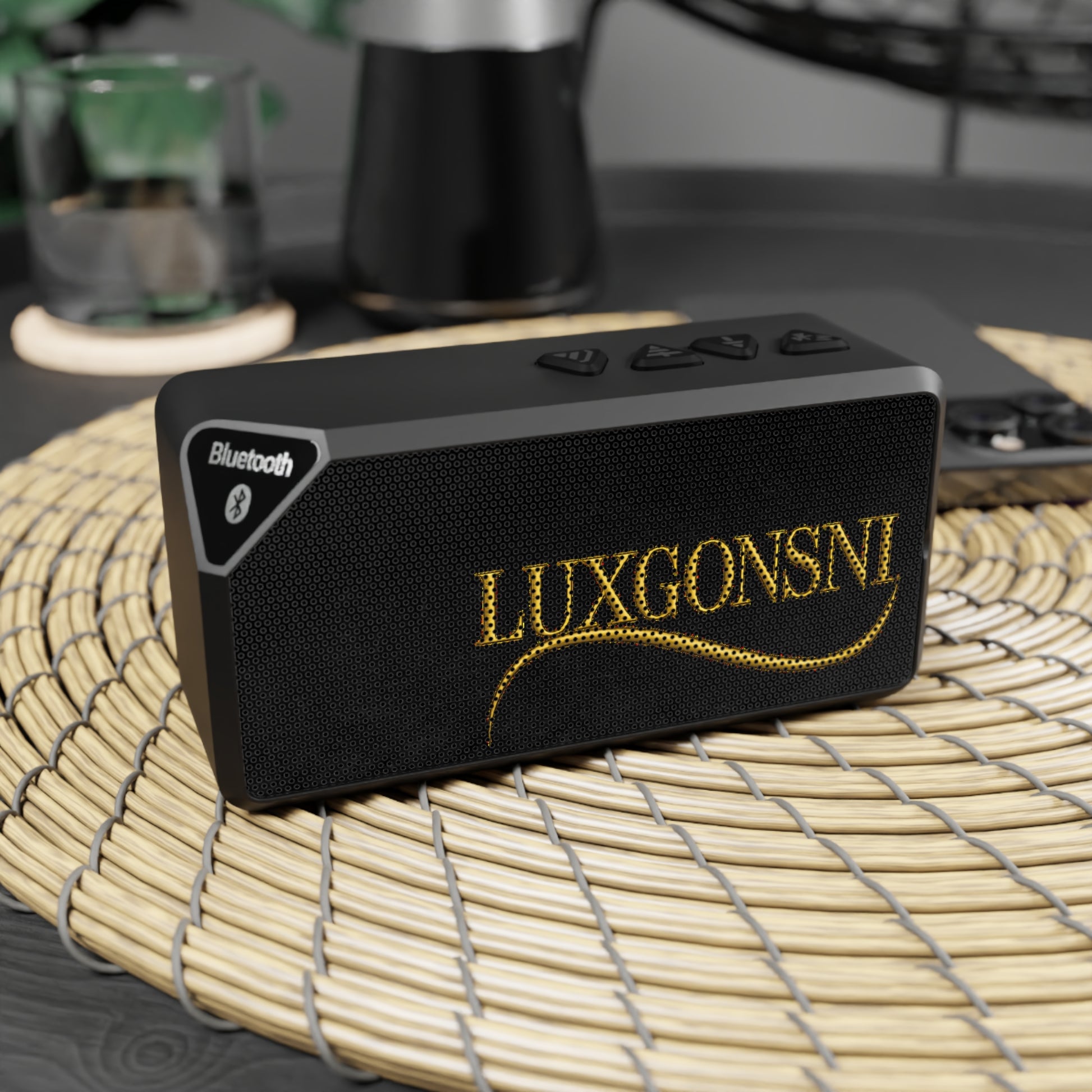 LUXGONSNI Bluetooth Speaker Side View - Premium Audio